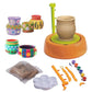 Sarasi Pottery Wheel Making Machine Game For Kids, Colors & Stencils, Education Toys (Multicolor)