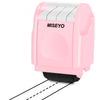 Miseyo Dashed Handwriting Lines Practice Roller Stamp,Self-Inking Line Rolling Stamps for Kids Writing - Pink