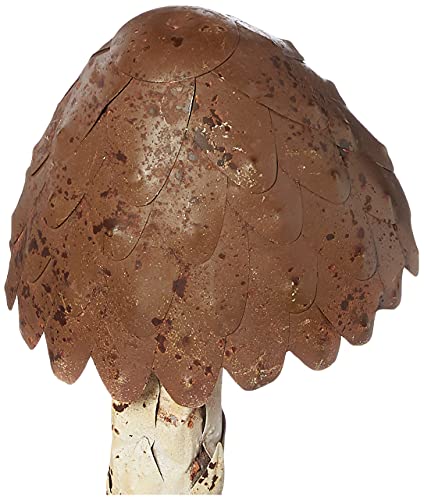 KALALOU Metal Mushrooms Set - One Size, Brown, Model CZG1108