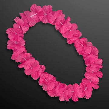 Blinkee Hawaiian Flower Lei Necklace Pink