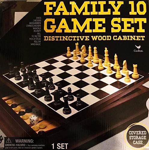 Family 10-In-1 Game Set