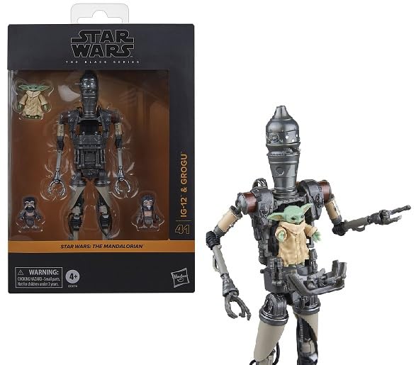 Star Wars The Black Series HSG0074 15cm Action Figure IG-12 & Grogu Deluxe Edition