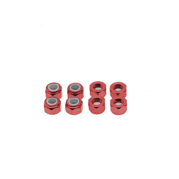 8pcs M3 3mm Wheel Hex Lock Nut Tire Nut for Ecx Ruckus Parts Ecx Torment Parts Ecx Amp Mt Upgrades Lock Nut Upgrades Ecx 2wd Hop