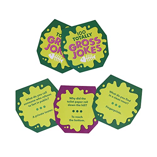 Ridleys Games: 100 Gross Jokes - Super Silly for Kids - Unique Jokes to Make The Whole Family Laugh - Ages 6+
