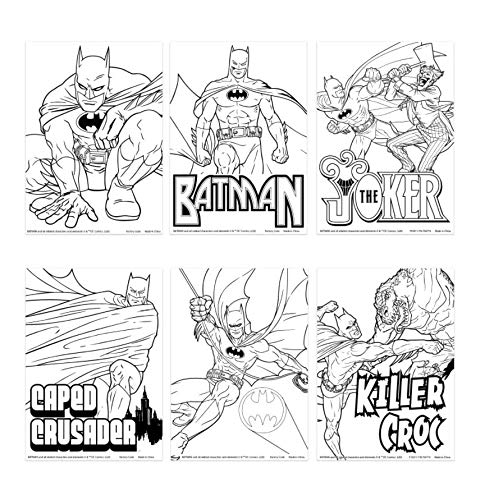 Innovative Designs DC Batman Activity Egg Craft Kit | Coloring Pages | Stickers | Markers | Crayons,Yellow