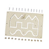 ZOOMELLA Diy Busy Board Track Material Sensory Toy For Baby Boys Girls 1 2 3 Year Old