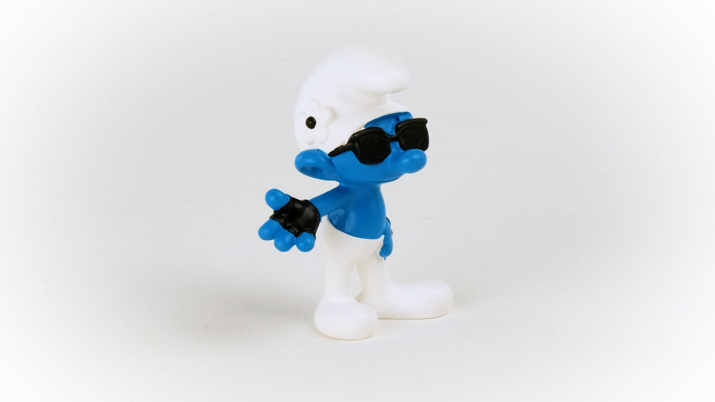 Schleich Vanity Smurf Figure - Collectible Retro Toy, Multi Color, PVC Material, Model 20842