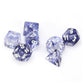 Chessex Manufacturing 27408 Nebula Polyhedral Black With White Dice Set Of 7