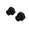 ARRMA Aluminum Wheel Hex 17mm, 16.5mm Thick, Black (2), ARA311117