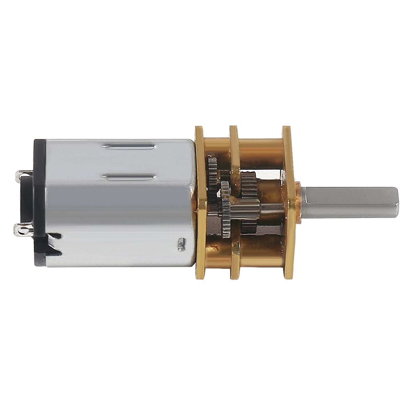 2Pcs DC 12V 1000RPM Gear Motor Full Metal Geared Mini Micro Gear with Gearwheel 1000RPM N20 Speed Reduction Motor for DIY RC Toy
