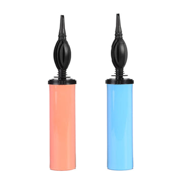 Double-Action Manual Balloon Pump, 2Pack Random Colors, Air Pump For Balloons, Handheld Balloon Inflator For Kids' Party Decorat