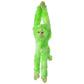 WILD REPUBLIC Hanging Monkey Plush Toy, 22" Vibe Green Stuffed Animal, Polyester, Model 23080