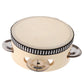 Atorse Wood Jingles Hand Held Tambourine Toy For Kids (4 Inch)