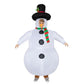 Stegosaurus Inflatable Snowman Costume Christmas Costume Funny Blow Up Snowman Costumes For Cosplay Party (Kid Snowman)