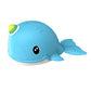 Nextake Wind-Up Narwhal Bath Toy, Windup Swimming Narwhal Tub Toy For Kids Whale Floating Water Toy Bahtub Whale Toy Whale Clock