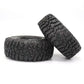 4PCS 120MM 1.9'' Rubber Rocks Tyres/Wheel Tires for 1/10 RC Rock Crawler Axial SCX10 TF2 TRX TRX-4 90047 D90 D110