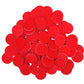Playfully Ever After 1 Inch Red 100pc Felt Circle Stickers
