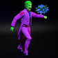 Mcfarlane Toys Dc Retro The Joker Batman: Classic Tv Series Black Light Gold Label 6-Inch Action Figure - Entertainment Earth Ex