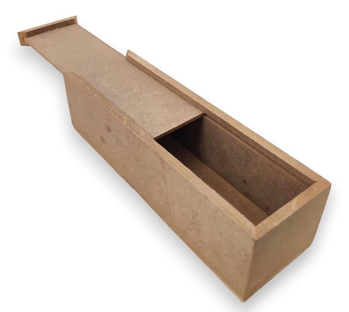 MDF Multipurpose Pencil Box Cutout for Art & Craft, Resin Art, Decoration with Sliding