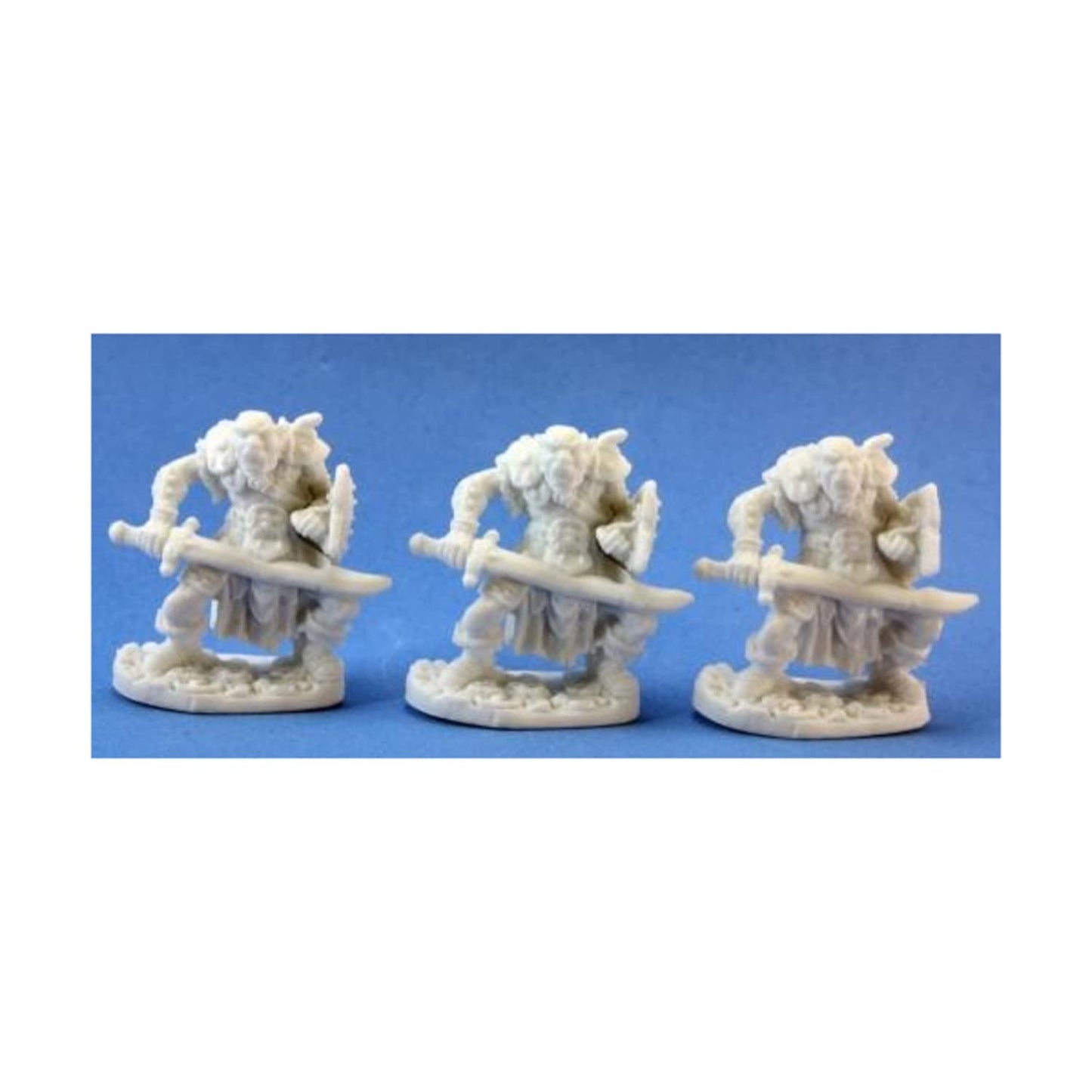 Reaper 77019: Orc Swordsman (3) Dark Heaven Bones Plastic Miniatures