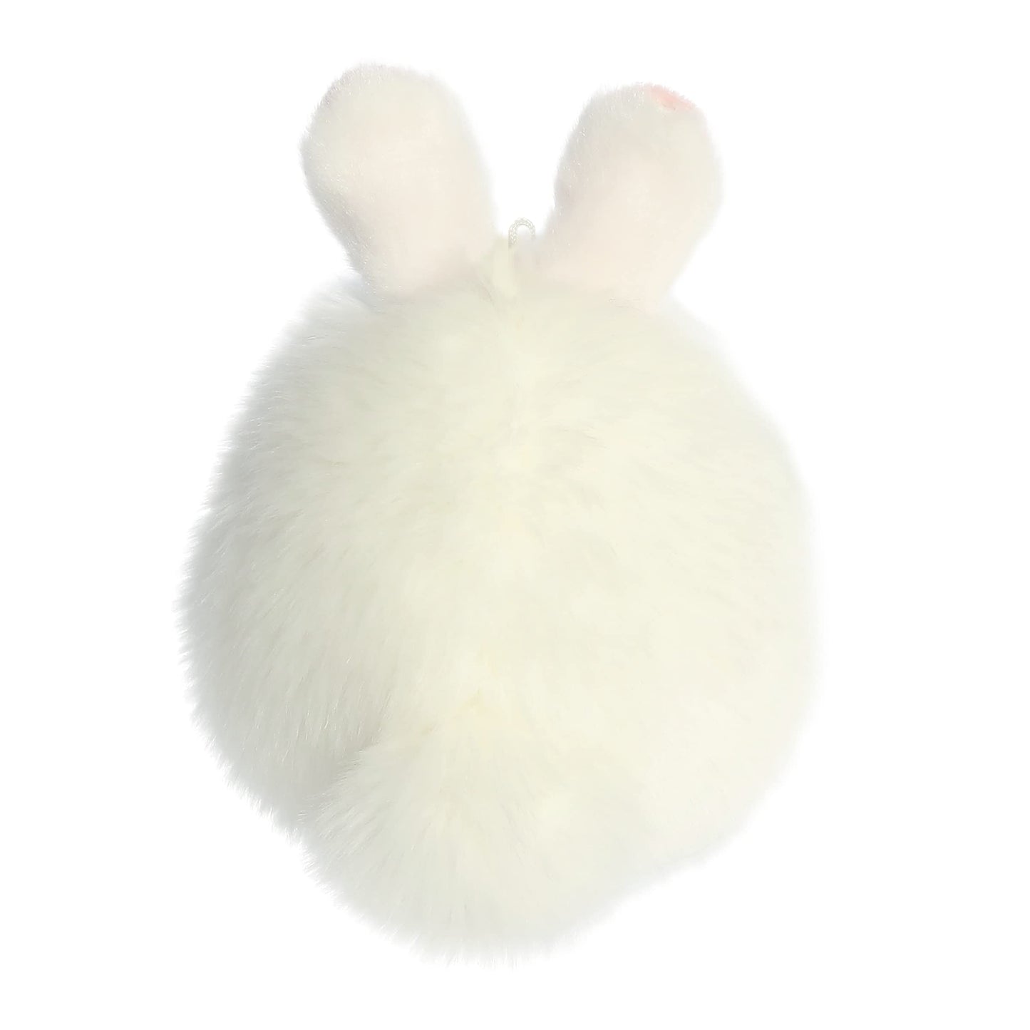 Aurora Vibrant Spring Bunny Puff Stuffed Animal - Decorative Charm - Endless Fun - White 5 Inches