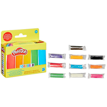 Play-Doh Essential Colors 10 Pack of Refill Sticks, Great for Classrooms and Party Favors, Kids Arts and Crafts Toys for 2 Year 