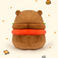 Popotato Realistic Capybara Burger Plush - 7.87 Capybara Stuffed Animal Plushie - Plushy And Squishy- Cute Toy Gift For Boys A