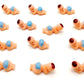 Tayarana Mini Plastic Babies For Party Favor Decor Party Decorations Baby Shower Party Game Ice Cube Game (3/4'' 120Pcs, Blue)