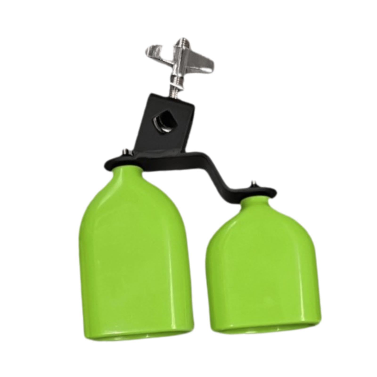High And Low Tone Cowbell Musical Percussion Block For Teaching School Bands Green|Musical Instruments & Gear |Percussion |Bells