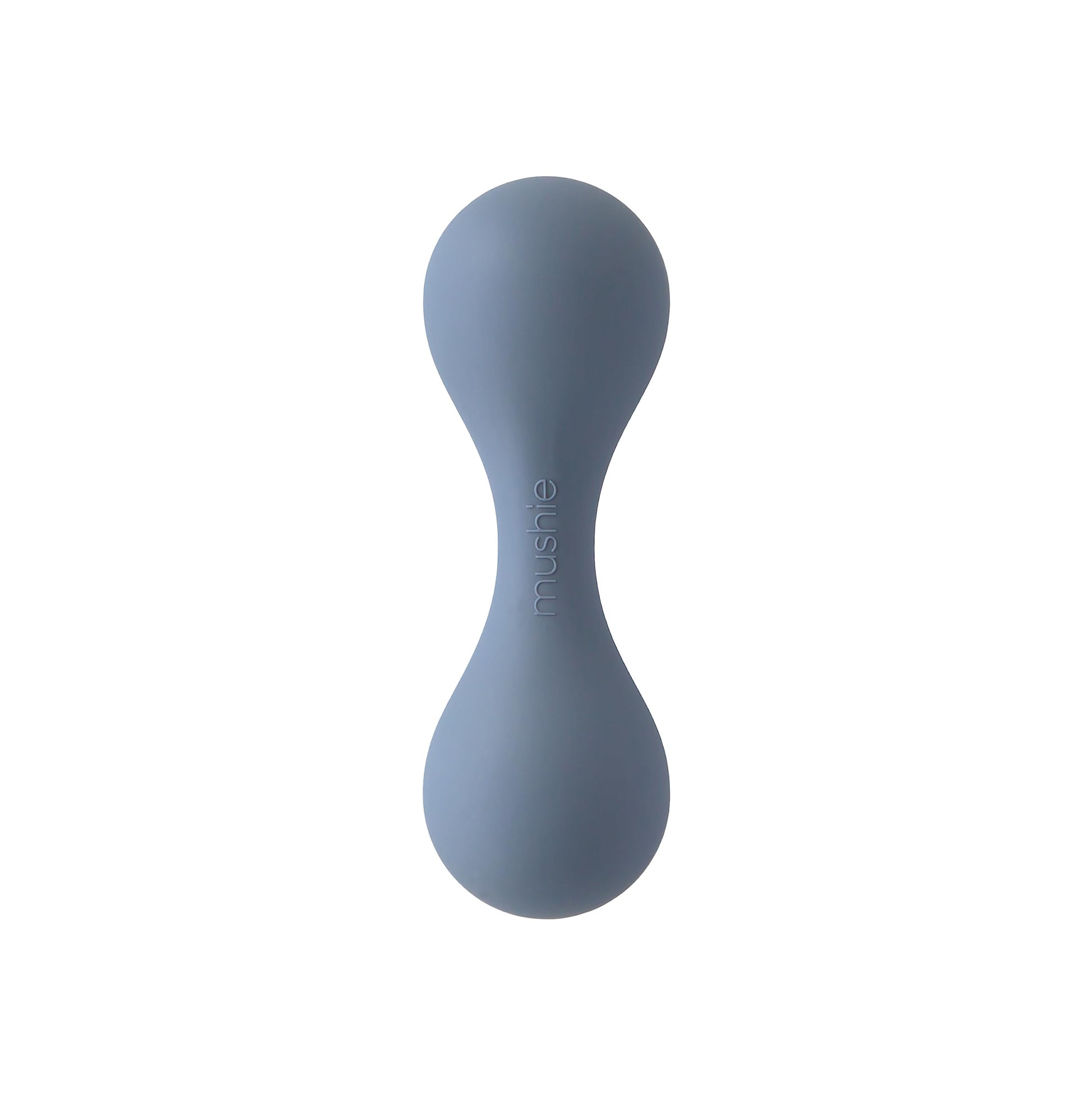 Mushie Silicone Baby Shaker Rattle Toy | Ages 3+ Months (Tradewinds)