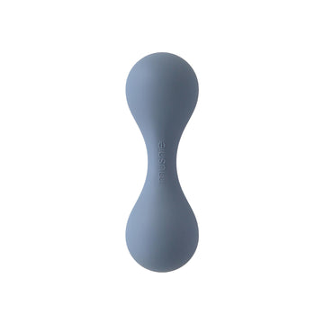 Mushie Silicone Baby Shaker Rattle Toy | Ages 3+ Months (Tradewinds)