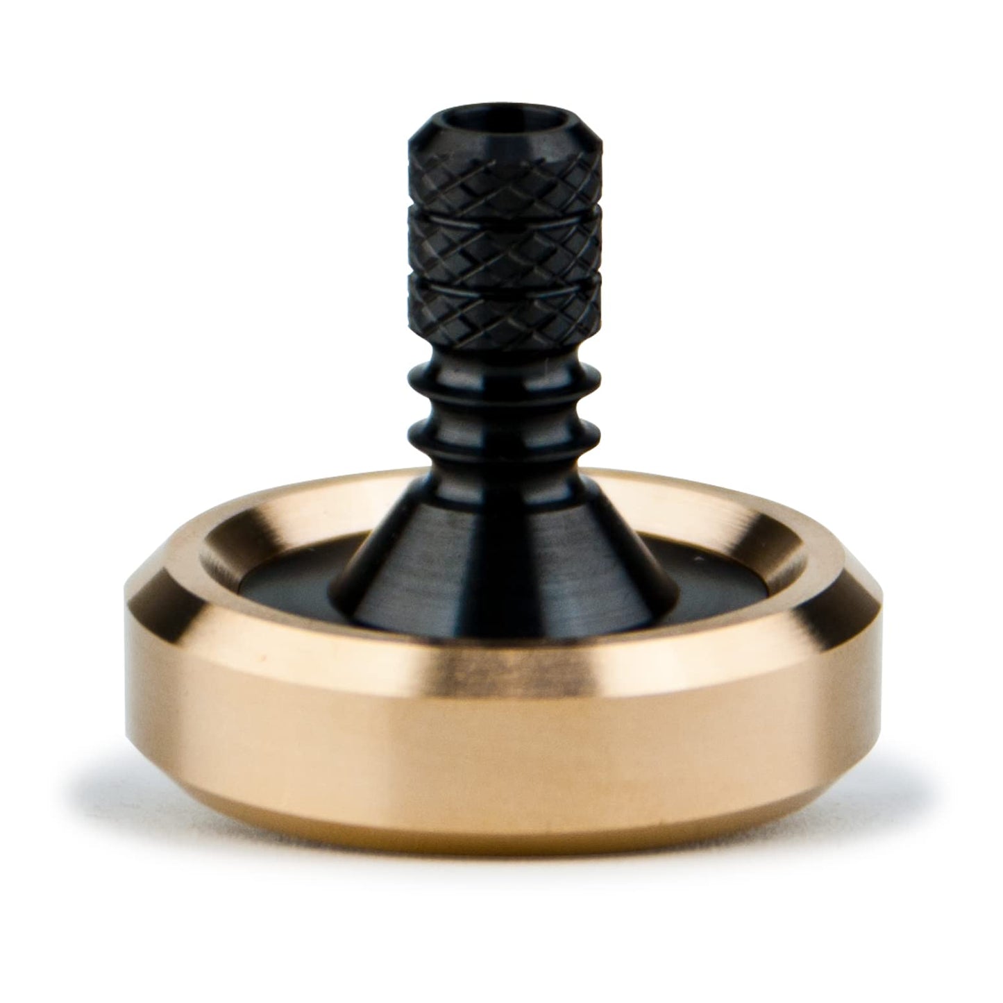 DjuiinoStar enhanced Spinning Top  Brass Collar with Zirconium Stem  8-10 Minutes  High Precision EDC Desktop Toy DST-811R