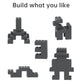 TTEHGB TOY Classic Bulk Brick Block 2x4, 300 Piece Building Brick Dark Grey, Compatible with Parts and Pieces 3001, Creative Pla