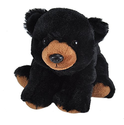 Wild Republic Black Bear Plush, Stuffed Animal, Plush Toy, Gifts For Kids, Cuddlekins 8