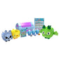 Pet Simulator Pixel Chest Ultimate Bundle - 12" Chest with 11 Items, Cyan/Purple, Model HB1811, Includes DLC