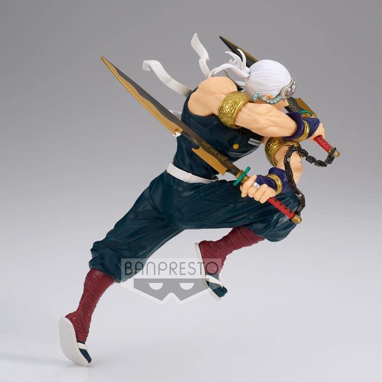Banpresto Demon Slayer Vibration Stars Figure - Tengen Uzui, Multicolor, Acrylic, Model BP18636