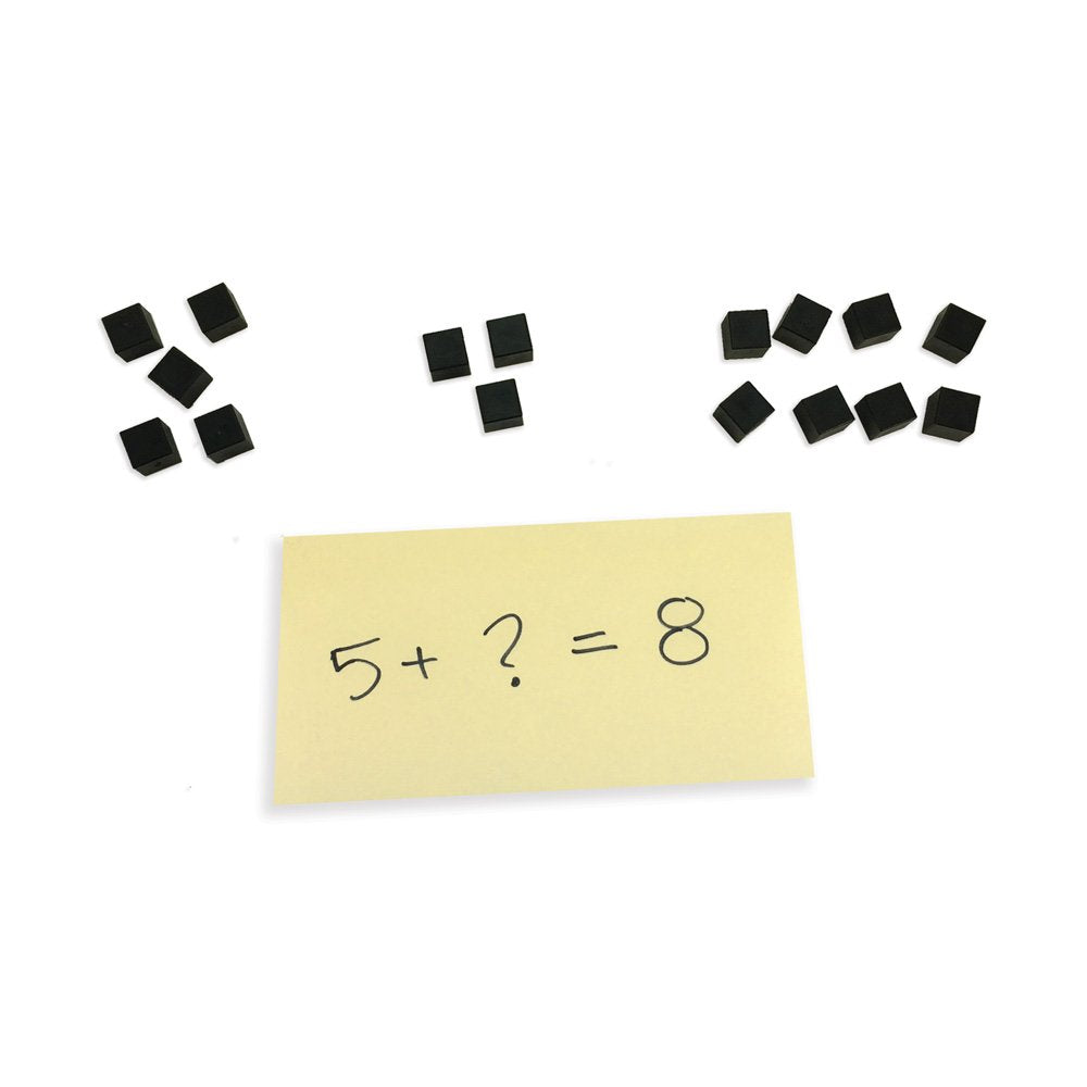 EAI Education Centimeter Cubes Set of 1000 - Plastic, Multi-Color (Green, Brown, Red, Black, Yellow, Purple, White)