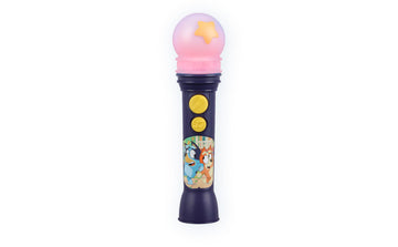 Ekids Bluey Microphone Toy For Toddlers, Includes Built-In Music And Lights, Designed For Fans Of Bluey Toys