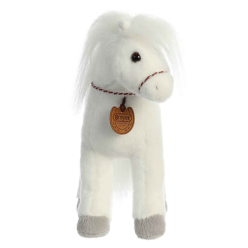 Aurora® Exquisite Breyer® Arabian Stuffed Animal - Realistic Detailing - Imaginative Play - White 13 Inches