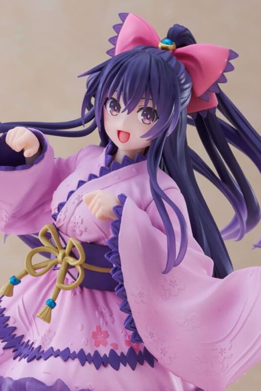 Lunk Yatogami Tohka Action Figure Gothic Purple Dress Model Pvc Anime Statue Character Collections Model Ornaments 7.1 Inch
