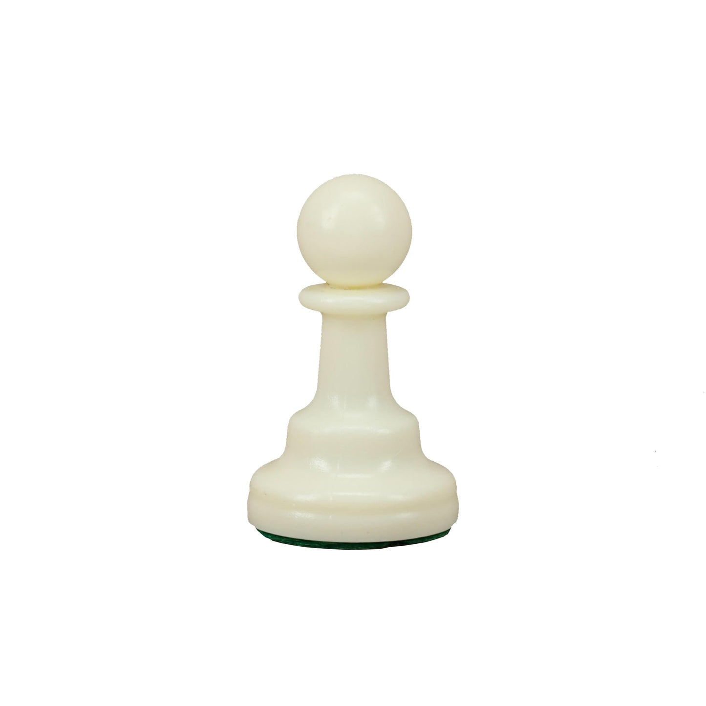 We Games Replacement Staunton Chess Pawn - Light, Plastic With Felt Bottom, Classic Design, Replacement Chess Piece For Chess Set
