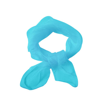 Inbakjade Girls Poodle Skirt 50S Costume Accessories Glasses, Scarf, Headband For Kids Halloween Costume(Blue,4-6T)