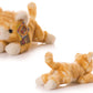 12 Inch Cute Cat Plush Toys Kitten Stuffed Plush Toys Animal Kitten Doll (Orange)