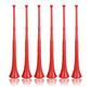 Vuvuzela - South African Style Collapsible Horn, Red (Pack Of 6)