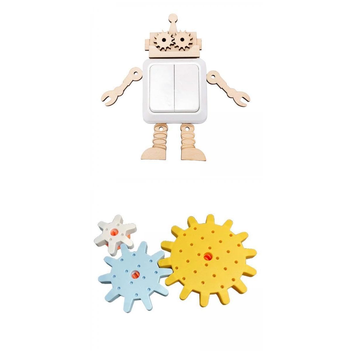 Merishopp 2Pcs Montessori Busy Board Diy Accessories Playset| Baby Learning Toy | Infant Activity Toy | Sensory Play Toy