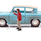 Jada Toys 1:24 Die-Cast Vehicle - 1959 Ford Anglia, Rusty Blue, Metal, Model JA31127