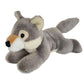 Hideekoog Stuffed Animal for Kids 12 inch Realistic Animal Plush Toy Lying Down Posture Animals Plush for Boys Girls mature-themed Birthday Hug Teaching(L-Wolf)