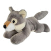 Hideekoog Stuffed Animal for Kids 12 inch Realistic Animal Plush Toy Lying Down Posture Animals Plush for Boys Girls mature-themed Birthday Hug Teaching(L-Wolf)