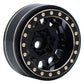 FACCNOY Brass Beadlock Wheel Hub Rims 1.0 Plus for 1/24 SCX24 FCX24 1/18 TRX4M RC Crawler Upgrade Parts (B)