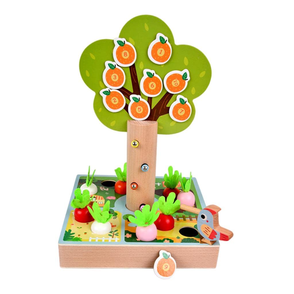 MerishoppMontessori Woodpecker Game Catching The Worm Pulling Carrots Toys Gifts |Baby|Toys For Baby|Developmental Baby Toys